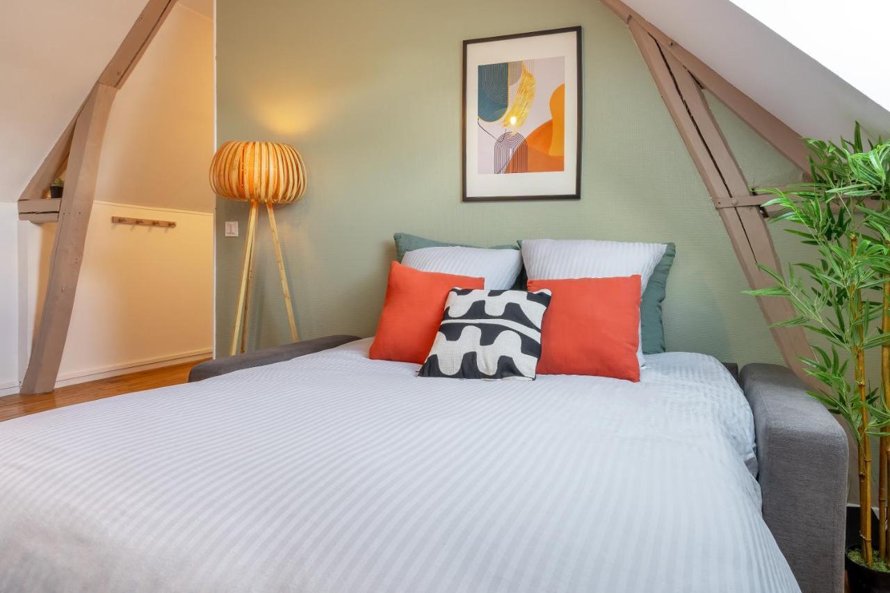 Le Cocon Forestier - Proche Aeroport Beauvais, Chantilly, Foret De Hez-Froidmont, Parking Public Gratuit, Wifi & Netflix Clermont (Oise) Exterior foto