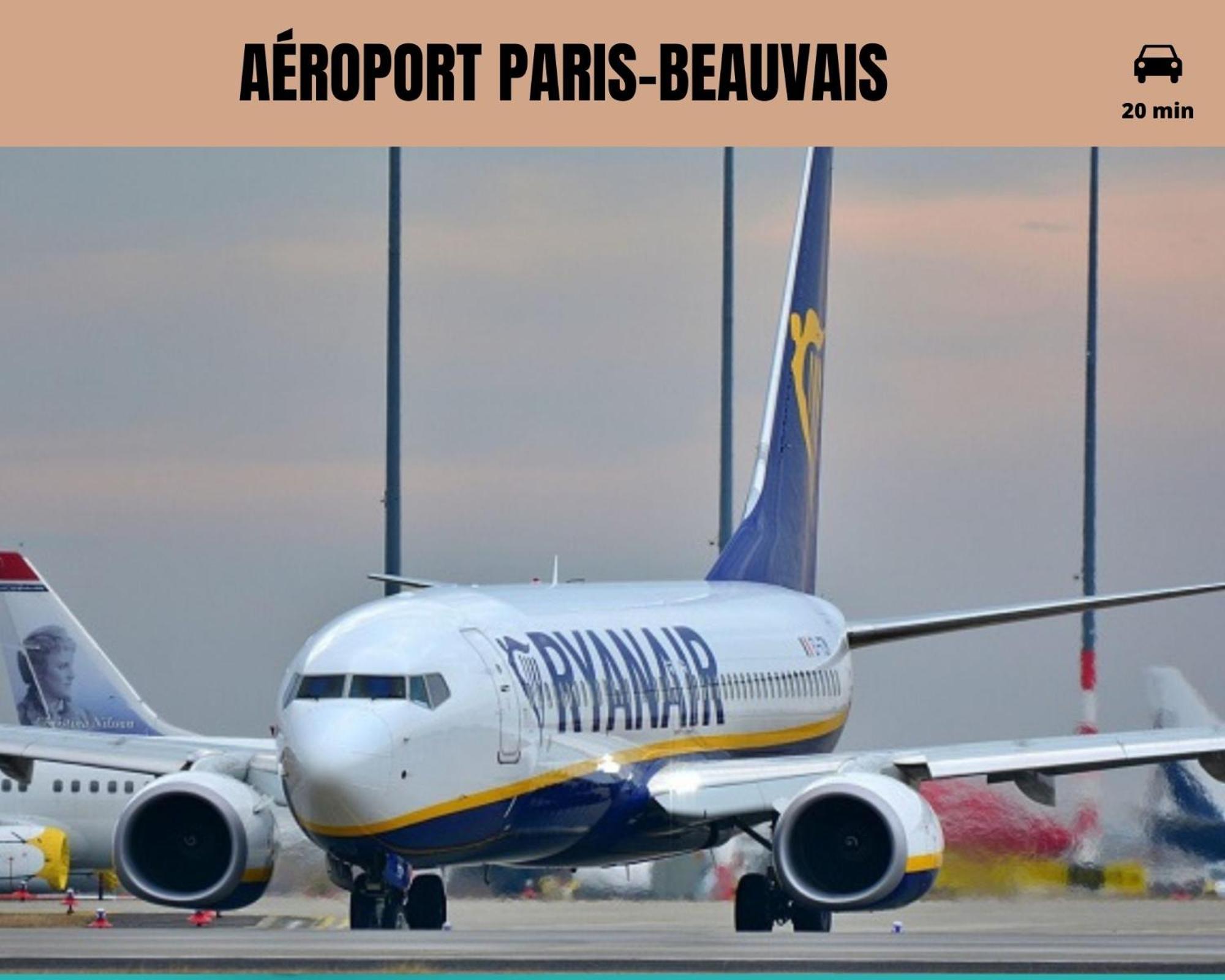 Le Cocon Forestier - Proche Aeroport Beauvais, Chantilly, Foret De Hez-Froidmont, Parking Public Gratuit, Wifi & Netflix Clermont (Oise) Exterior foto