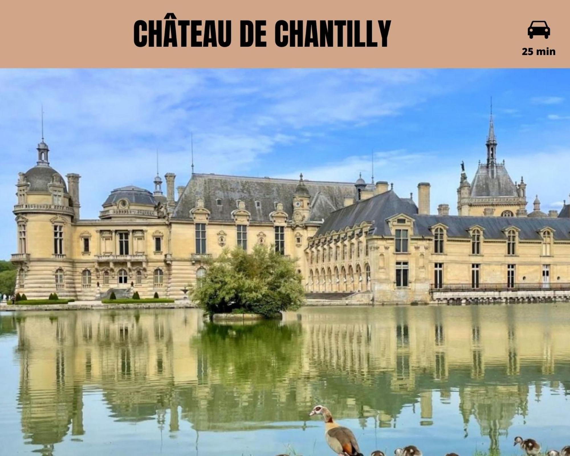 Le Cocon Forestier - Proche Aeroport Beauvais, Chantilly, Foret De Hez-Froidmont, Parking Public Gratuit, Wifi & Netflix Clermont (Oise) Exterior foto